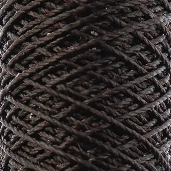 Gudebrod 0.018" 3 Ply Waxed Thread Bobbin, 75ft. Dark Brown {4}