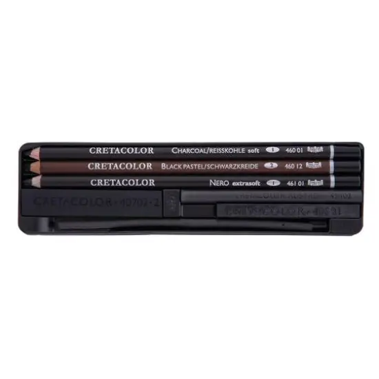 Cretacolor 8 Piece Charcoal Pocket Pencil Set {3}