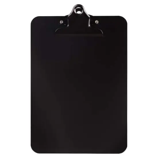 JAM Paper Black Mini Aluminum Clipboard with Bulldog Clip {1}