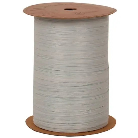 JAM Paper 1/4" Raffia Ribbon Baby Blue {1}