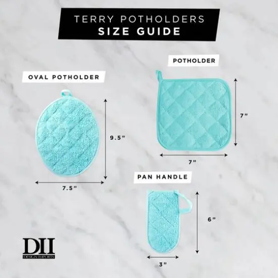 Coffee Time Embroidered Potholder Gift Set {6}