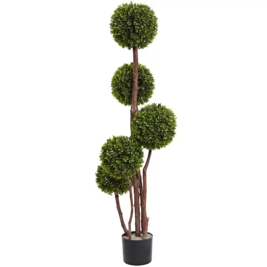 4ft. Potted Boxwood Topiary Tree {1}