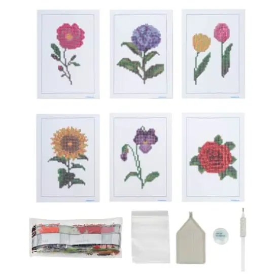 Flowers Diamond Art Kit by Make Market&reg; {3}