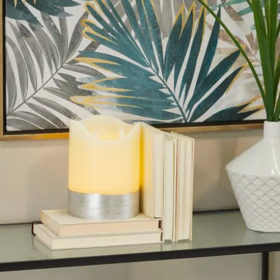 Cream Wax LED Flameless Candle {8}