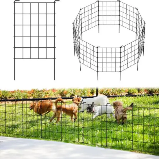 NEX&trade; 23.5" Black Rustproof Metal Wire Animal Barriers, 35ct. {1}