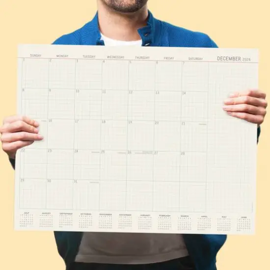 TF Publishing 2024-2025 Large Vintage Professional Desk Pad Calendar {7}