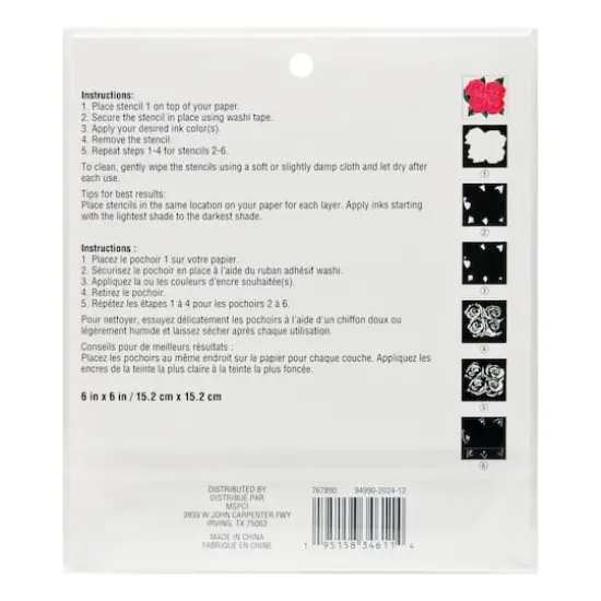 Rose Bunch Layering Stencils by Recollections&trade; {4}