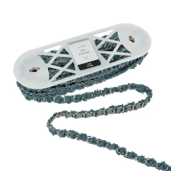 1/2" Chain Denim Belting Trim by Celebrate It&reg; Fashion Mode Blue {3}