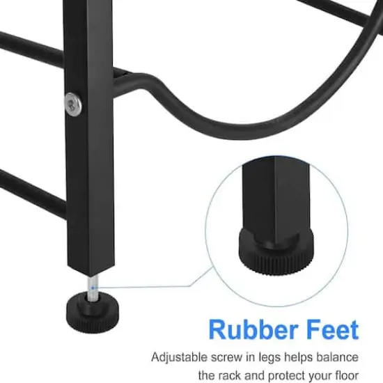 NEX&trade; 3-Tier 5-Gallon Water Bottle Storage Rack Black {6}