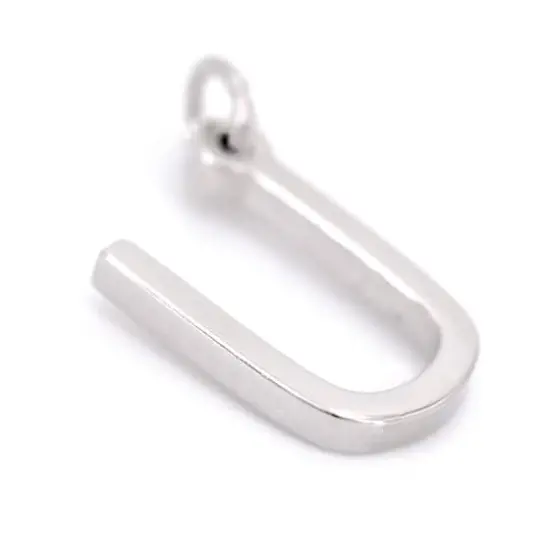 Sterling Silver Alphabet Charm by Bead Landing&trade; U {8}