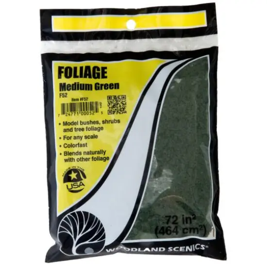 Woodland Scenics&reg; Medium Green Foliage {1}