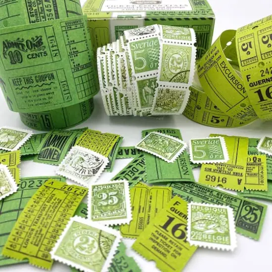 49 and Market Vintage Bits Ticket Essentials Fern {4}