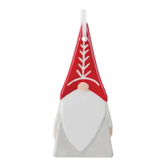 Etched Ceramic Ornament Set {4}