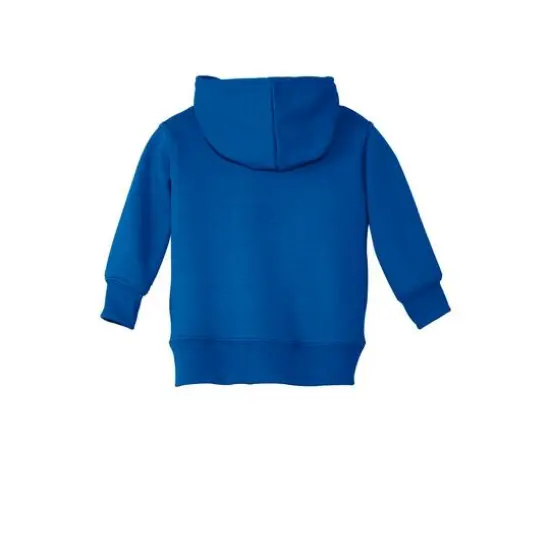 Port & Company&reg; Core Fleece Full-Zip Hooded Infant Sweatshirt Royal {5}