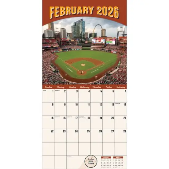 2026 Ballparks Wall Calendar {3}