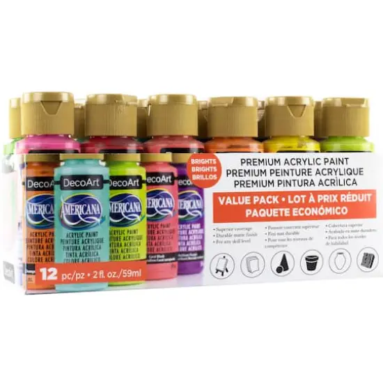 DecoArt&reg; Americana&reg; Premium Acrylic Paint Value Pack {1}