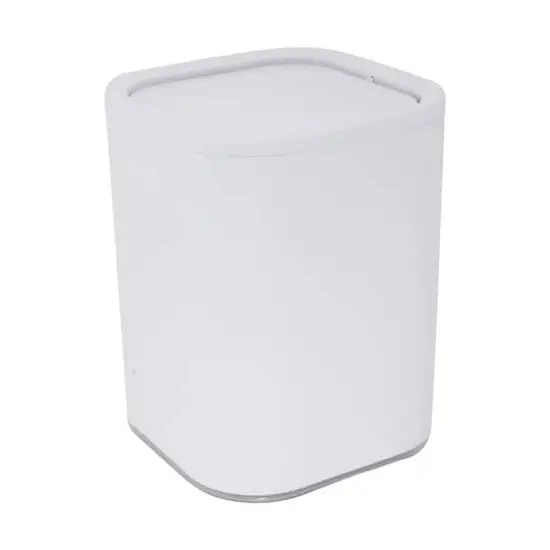 Bath Bliss White Acrylic 8L Waste Bin {3}