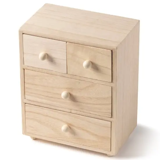 Wooden 4 Drawer Box by Make Market&reg;  {4}