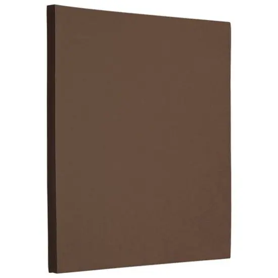 JAM Paper 8" x 11.5" Letter Paper & Envelopes #10 Business Stationery Set, 50ct. Chocolate Brown {4}