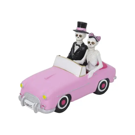 10.25" Skeleton Couple in Car Tabletop D&eacute;cor by Ashland&reg; {1}