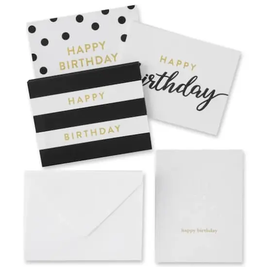 Happy Birthday Cards & Envelopes by Recollections&trade;, 4.25" x 5.5" {8}