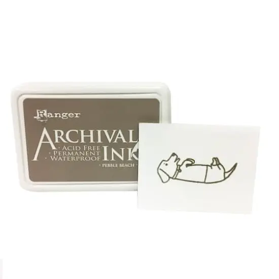 Ranger Archival Ink&trade; Pad Pebble Beach {3}