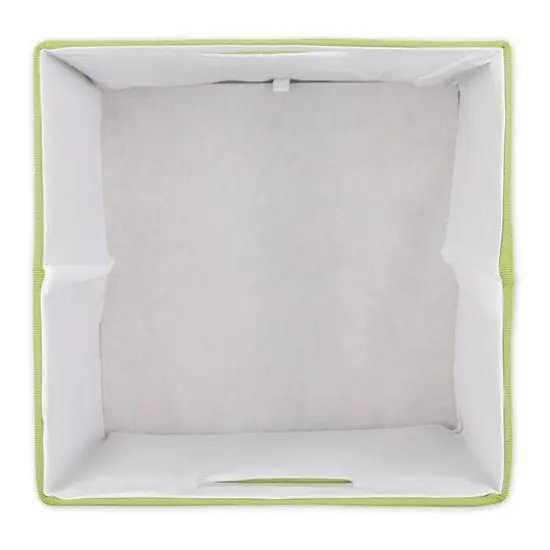 DII&reg; 11" Polyester Solid Storage Cube Avocado {6}