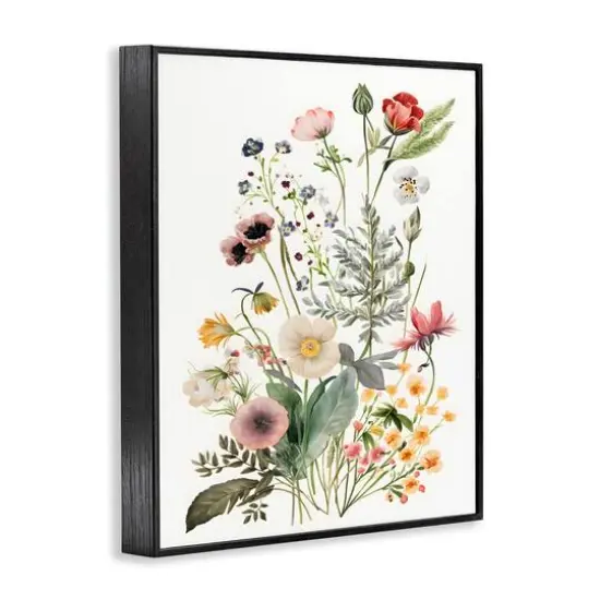 Stupell Industries Subtle Spring Blossoms Framed Giclee Art Black {4}