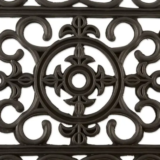 DII&reg; J&M Wrought Iron Rubber Doormat {6}