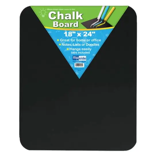 Flipside Black 18" x 24" Chalk Board, 3ct. {3}