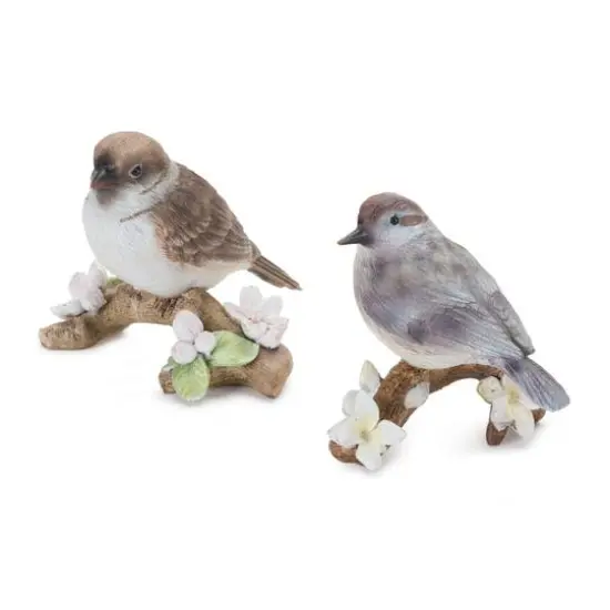 Bird on Branch Figurine Set {6}