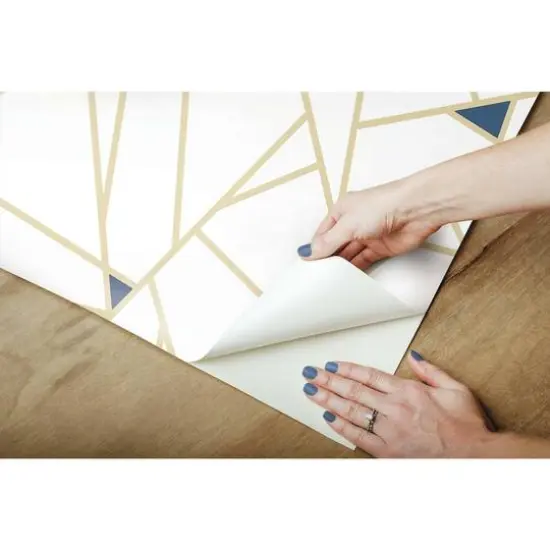 RoomMates Fracture Peel & Stick Wallpaper Gold {10}