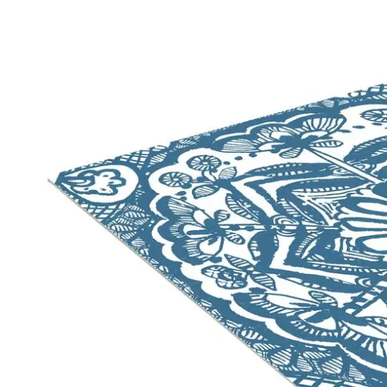 FloorPops Erina Blue Peel & Stick Floor Tiles {6}