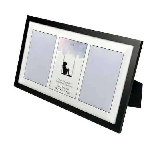 Simply Essentials&trade; 3 Opening Black Collage Frame with Mat by Studio D&eacute;cor&reg; {8}