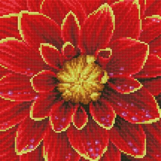 Diamond Dotz&reg; Intermediate Dahlia Diamond Painting Kit {1}