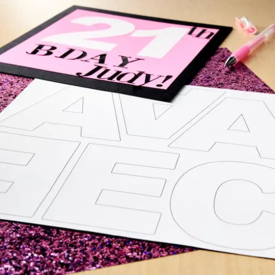 Large White Block Alphabet Stickers by Recollections&trade; {3}