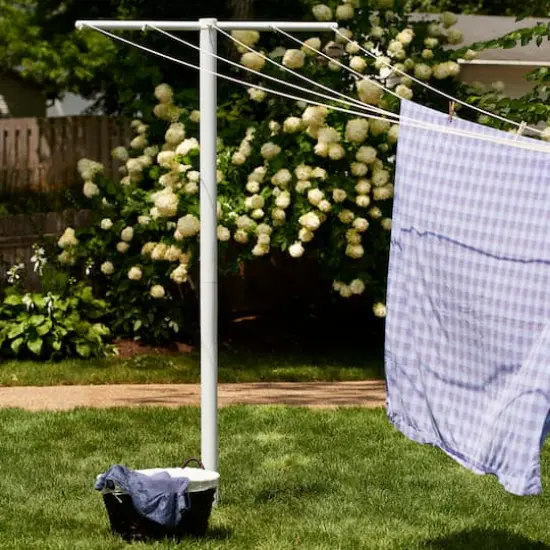 Household Essentials FT-30 Mega Outdoor Clothesline T Post {4}