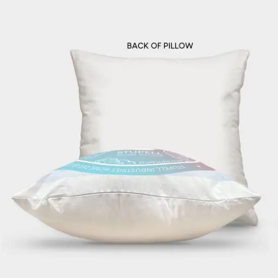 Stupell Industries Traditional White Flower Abstract Petals Blossom Throw Pillow, 18" x 18" {4}