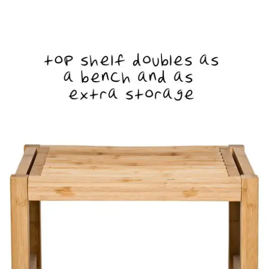 Honey Can Do Bamboo Spa Bench {3}