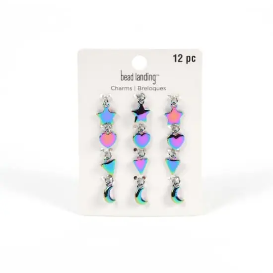 Oil Slick Shapes Charm Set by Bead Landing&trade; {4}