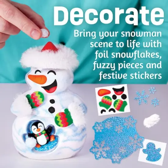 Creativity for Kids&reg; Sand Art Snowman {5}