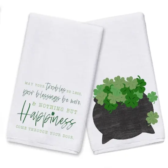 Simple Irish Tea Towel Set of 2 {1}