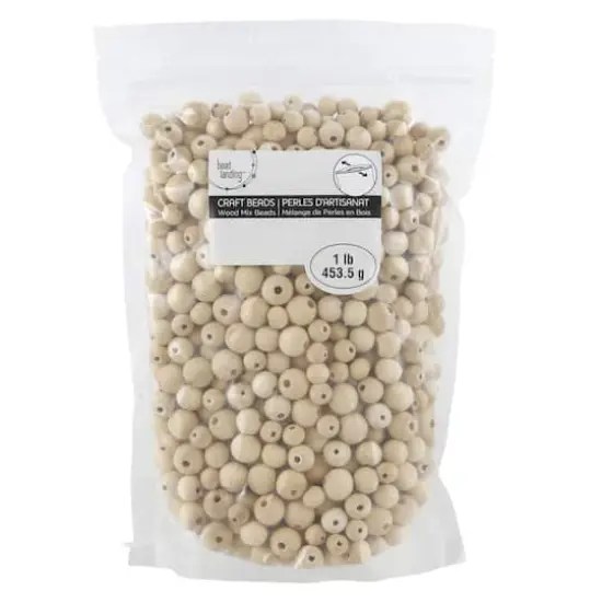 Unfinished Wooden Round Beads by Bead Landing&trade; {3}