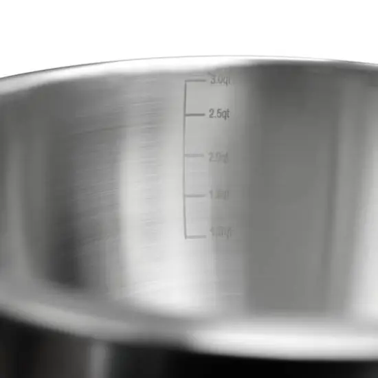 Martha Stewart Everyday 3qt. Stainless Steel Mixing Bowl with Plastic Lid {3}