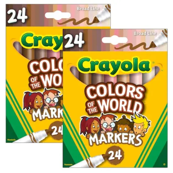 Crayola&reg; Colors of the World&trade; Markers, 2 Packs of 24 {1}