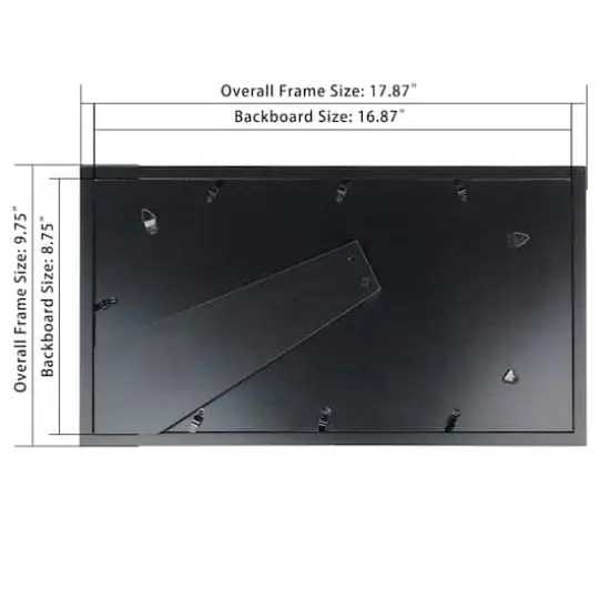 Simply Essentials&trade; 3 Opening Black Collage Frame with Mat by Studio D&eacute;cor&reg; {5}