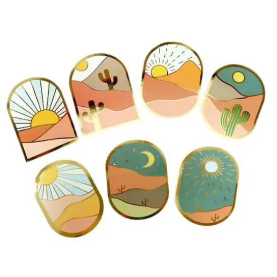 Desert Vinyl Die Cut Stickers by Recollections&trade; {6}