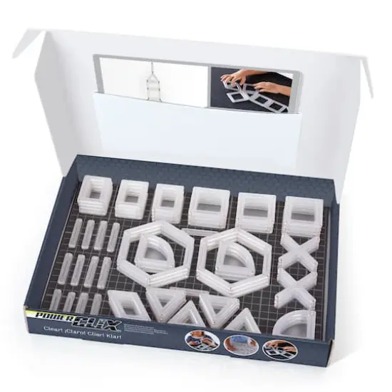 Guidecraft PowerClix&reg; Clear Frames Magnetic Building Set {3}