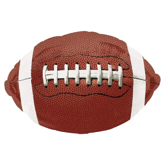 31" Game Time Football Shaped Foil Balloon {1}