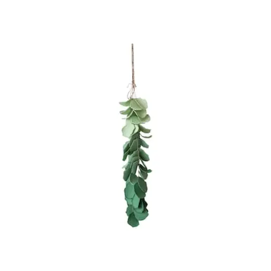 Hello Honey&reg; 4.5ft. Green Hand-Painted Paper Mache Eucalyptus Bunch Wall Hanging {1}